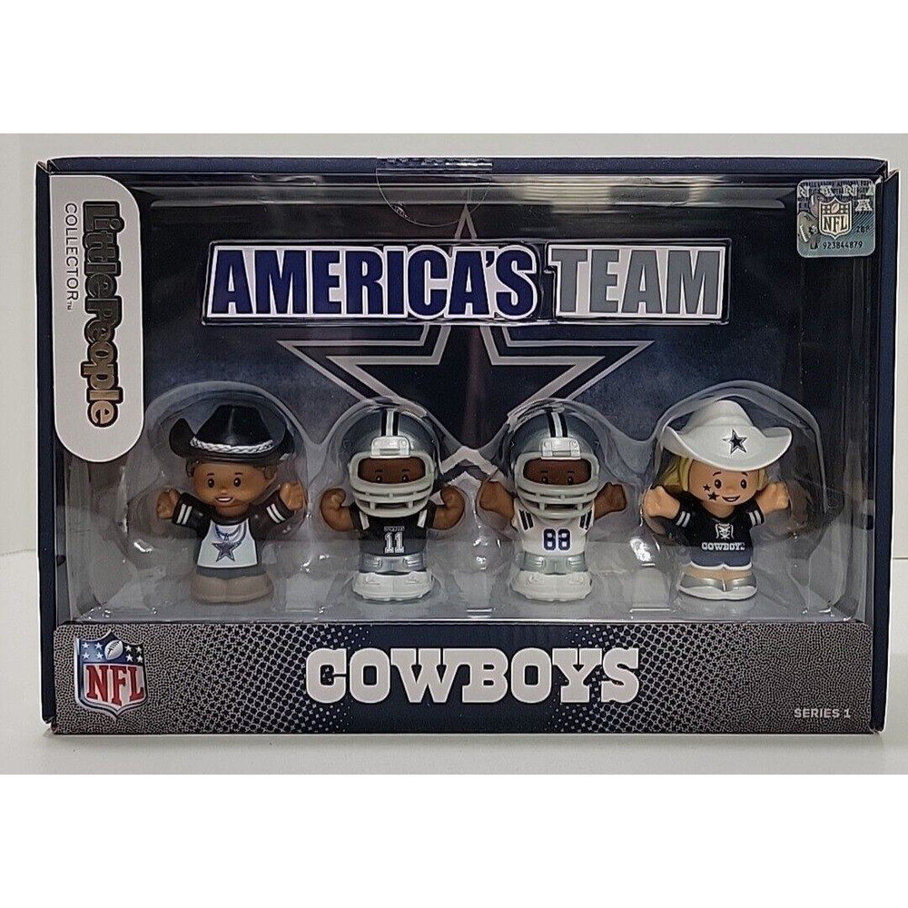 Fisher Price Little People NFL Dallas Cowboys #11 Parsons #88 Lamb Set 2023 S 1